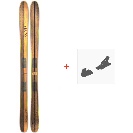 Ski Plum Trou De La Mouche 2025 + FIxations de ski  - Rando Polyvalent