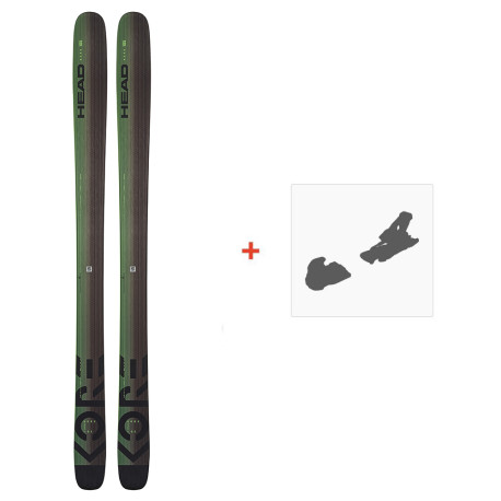 Ski Head Kore 105 2023 + Fixations de ski - Pack Ski Freeride 101-105 mm