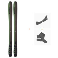 Ski Head Kore 105 2023 + Fixations de ski randonnée + Peaux - Freeride + Rando