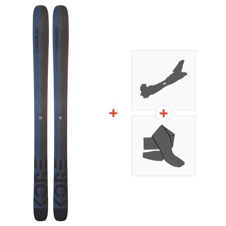 Ski Head Kore 111 2023 + Fixations de ski randonnée + Peaux - Freeride + Rando