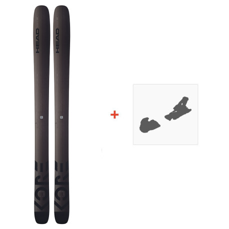 Ski Head Kore 117 2023 + Ski Bindungen  - Pack Ski Freeride 116-120 mm