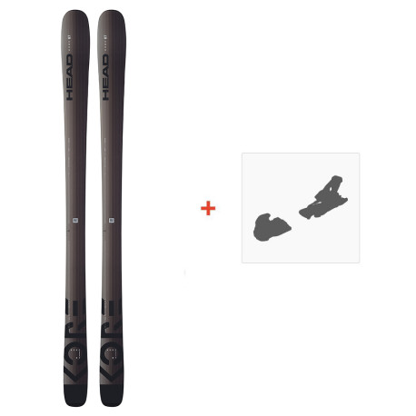 Ski Head Kore 87 2023 + Fixations de ski - Ski All Mountain 86-90 mm avec fixations de ski à choix
