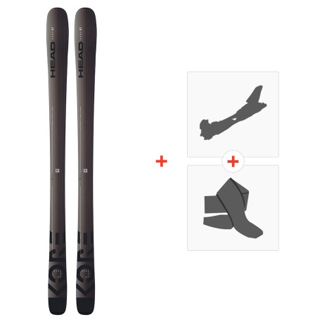 Ski Head Kore 87 2023 + Touring Ski Bindings + Climbing Skins  - All Mountain + Touring