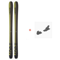 Ski Head Kore 93 2023 + Fixations de ski - Ski All Mountain 91-94 mm avec fixations de ski à choix