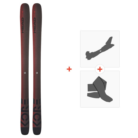 Ski Head Kore 99 2023 + Touring Ski Bindings + Climbing Skins  - Freeride + Touring