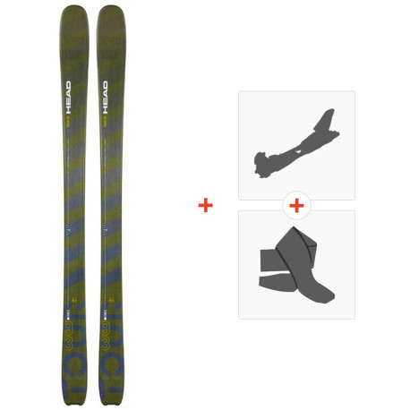 Ski Head Kore Tour 93 2023 + Touring Ski Bindings + Climbing Skins  - Allround Touring