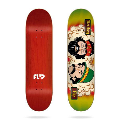 Skateboard Deck Only Flip Penny Toms Friends Rasta 8.25\\" 2023 - Skateboards Nur Deck