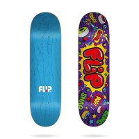 Skateboard Deck Only Flip Team Bang Purple 8.0\\" 2023 - Planche skate