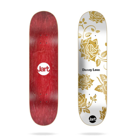 Skateboard Deck Only Jart Rosette 8.375\\" Danny Leon 2023 - Skateboards Nur Deck