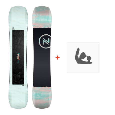 Snowboard Nidecker Sensor Plus 2023 + Snowboard Bindungen - Snowboard-Set Herren