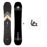 Snowboard Arbor Coda Rocker 2023 + Bindungen  - Snowboard-Set Herren