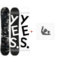 Snowboard Yes Basic 2023 + Fixations de snowboard