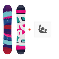 Snowboard Head Shine 2017+ Bindings - Women's Snowboard Sets
