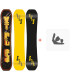 Snowboard Yes Jackpot 2023 + Fixations de snowboard - Pack Snowboard Homme