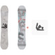 Snowboard Yes Typo 2023 + Fixations de snowboard - Pack Snowboard Homme