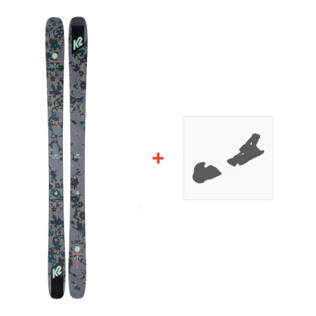 Ski K2 Midnight 2023 + Fixations de ski - Pack Ski Freestyle