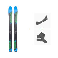 Ski K2 Wayback Jr 2023 + Touring Ski Bindings + Climbing Skins  -