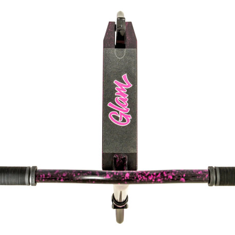 Stuntroller Grit Glam Pro Marble Black/Pink 2023 - Freestyle Scooter Komplett