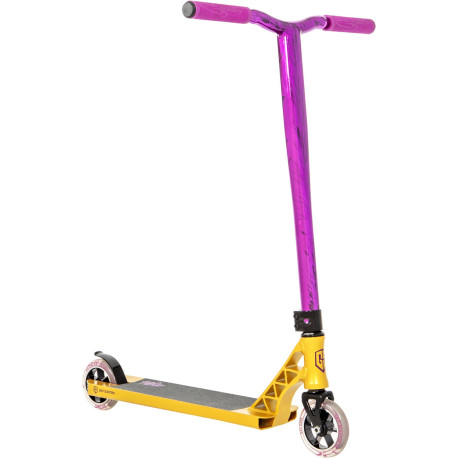 Stuntroller Grit Wild Pro Gold/Vapour Purple 2023 - Freestyle Scooter Komplett