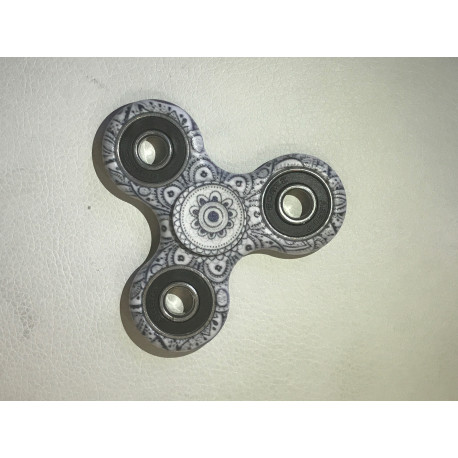 Hand Spinner Woodstock / Grey-Black - Hand Spinner