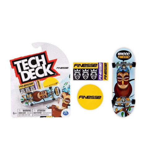 FINGER SKATE Tech Deck finger skate - Pack of 1 FINGER SKATE (random design) 2023  -