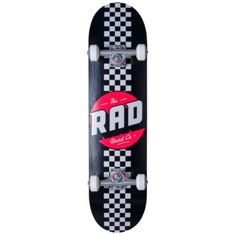 Skateboard Complètes RAD Skateboards Checker Stripe 7.25\\" 2023 - Skateboards Complètes