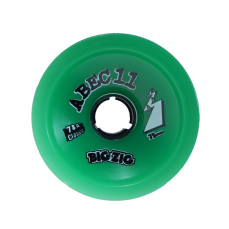 Abec11 BigZig Classic 75mm Green 2022 - Roues Longboard