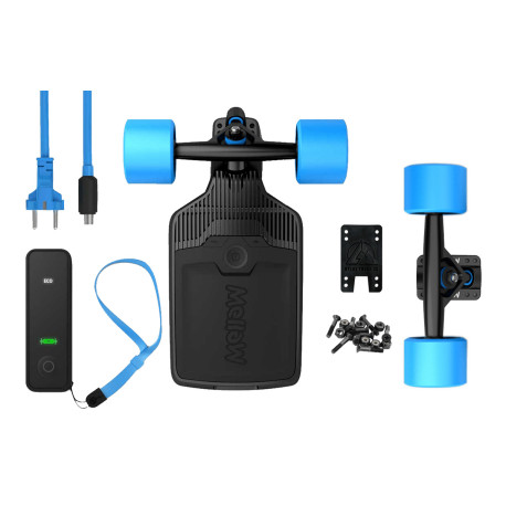 Mellow Drive Black Blue 2019 - Elektrisches Skateboard - Komplett