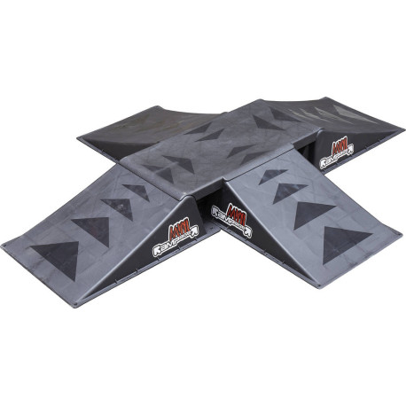 Rampage Fourway Funbox 2020 - Grind Rail & Rampe