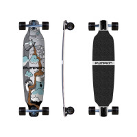 Pumpkin Skateboards Wing Concave Coffee 37\\" - Complete 2019 - Cruiserboards en bois Complet