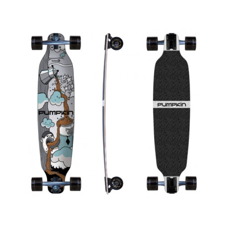 Pumpkin Skateboards Wing Concave Coffee 37\\" - Complete 2019 - Cruiserboards en bois Complet
