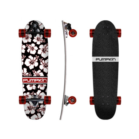 Pumpkin Skateboards Surf Cruiser Hibiscus 31\\" - Cutback Complete 2019 - Cruiserboards en bois Complet