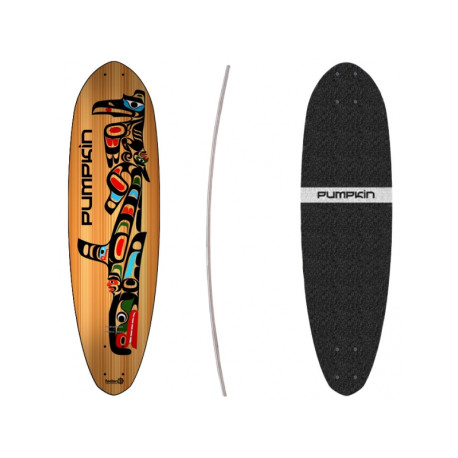 Pumpkin Skateboards Cityflyer Totem 26\\" - Deck Only 2019 - Cruiser Deck Only