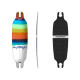 Pumpkin Skateboards Mini Wing Camber Water Colors 29\\" - Deck Only 2019 - Cruiser Deck Only