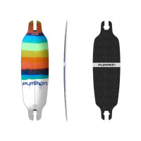 Pumpkin Skateboards Mini Wing Camber Water Colors 29\\" - Deck Only 2019 - Cruiser Deck Only