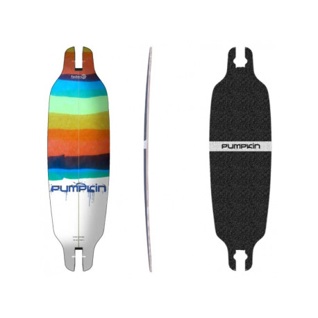 Pumpkin Skateboards Mini Wing Camber Water Colors 29\\" - Deck Only 2019 - Cruiser Deck Only