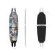 Pumpkin Skateboards Wing Concave Coffee 37\\" - Deck Only 2019 - Cruiser Deck Only