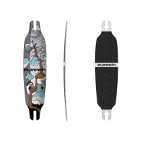 Pumpkin Skateboards Wing Concave Coffee 37\\" - Deck Only 2019 - Cruiser Deck Only