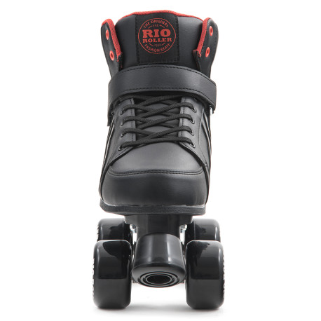 Roller quad RioRoller Kicks Black 2020 - Roller Quad