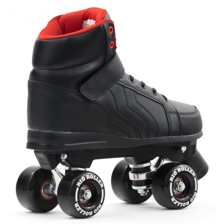 Roller quad RioRoller Kicks Black 2020 - Roller Quad