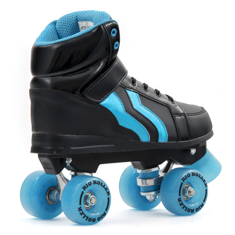 Roller quad RioRoller Kicks Style Black Blue 2019 - Roller Quad