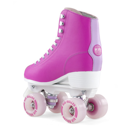 Roller quad RioRoller Script Pink / Lilac 2020 - Roller Quad