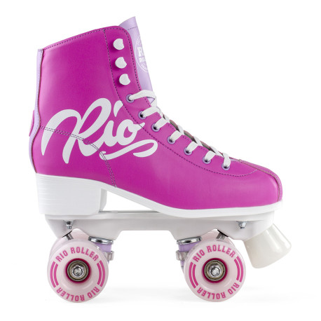 Roller quad RioRoller Script Pink / Lilac 2020 - Roller Quad