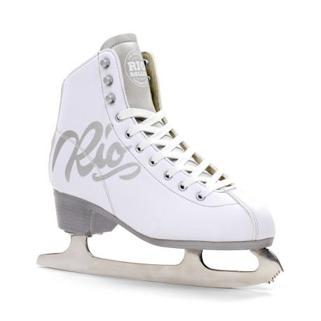 Rio Roller Script Ice Skate White 2018 - ICE SKATE