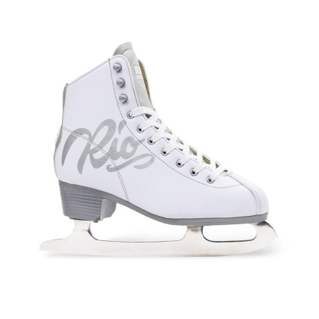 Rio Roller Script Ice Skate White 2018 - ICE SKATE