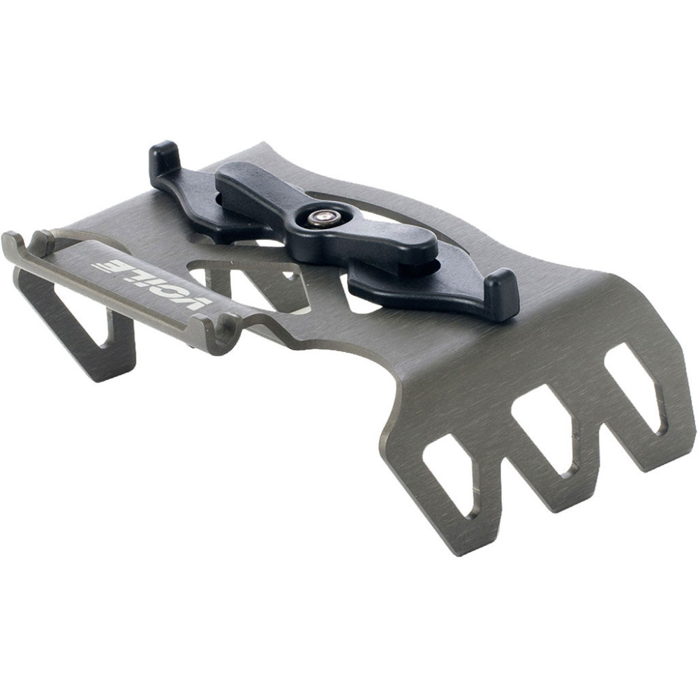 negro Qiilu Universal Ajustable Aleaci/ón de aluminio Manillar de equilibrio de la motocicleta Fortalecer la barra de palanca