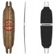 Pumpkin Skateboards Wing Concave Surf Club 33\\" - Deck Only 2019 - Cruiser Deck Only
