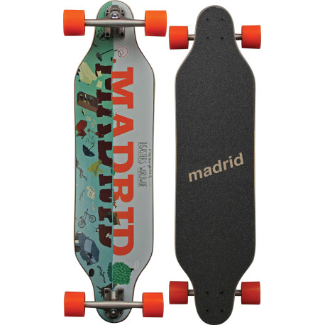 Longboard Madrid Disaster Relief Weezer 36\\" 2015 - Complete - Longboard Komplett