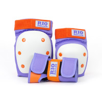 Rio Roller Triple Pad Set Purple/Orange 2020 - Protection Set