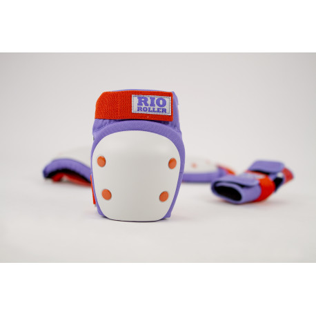 Rio Roller Triple Pad Set Purple/Orange 2020 - Protection Set
